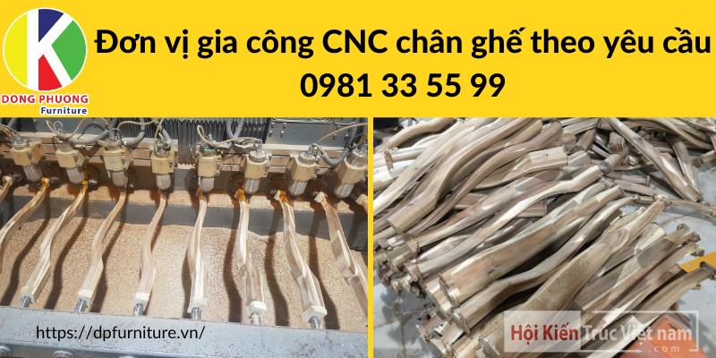 Đơn vị gia công CNC chân ghế tại Thuận An, Bình Dương