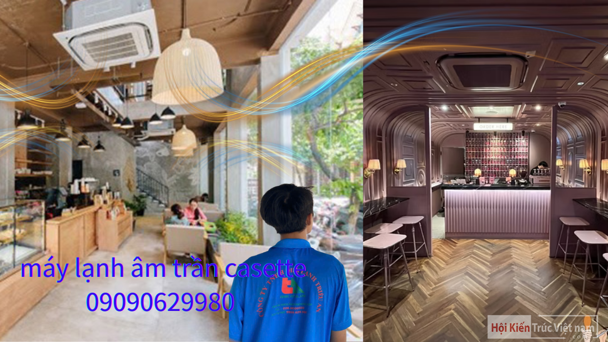 Lắp đặt máy lạnh âm trần cũng là một giải pháp phổ biến để tăng tính thẩm mỹ, tăng độ sang trọng cho không gian sống