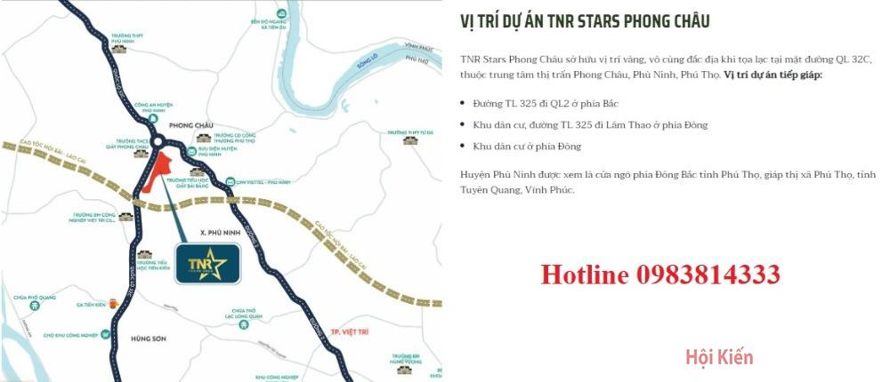 KĐT TNR STARS PHONG CHÂU - PHÙ NINH - PHÚ THỌ