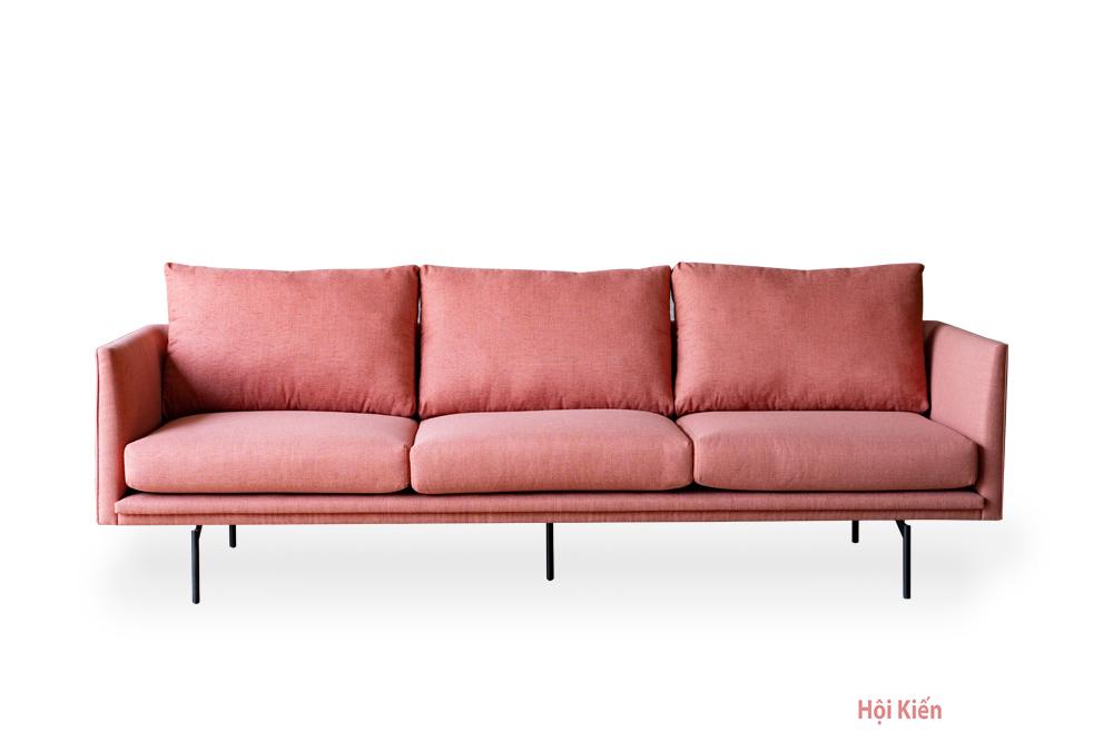Sofa 3 chỗ PENNY – vải màu cam