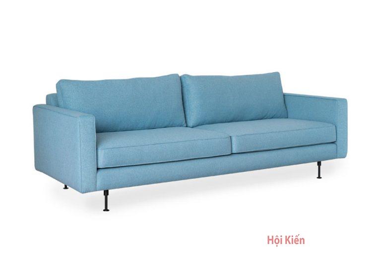 Sofa Bolero 3 chỗ + Đôn vải xanh 18