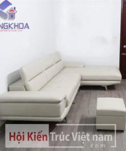 Xưởng sản xuất ghế sofa da chữ L – SFDK57