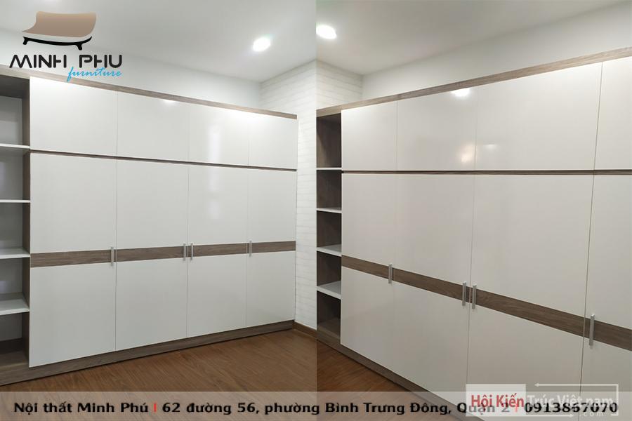 THI CÔNG TỦ ÁO MDF AN CƯỜNG LÀM THEO YÊU CẦU